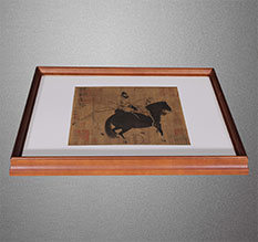 铁山港书画装裱配框服务案例