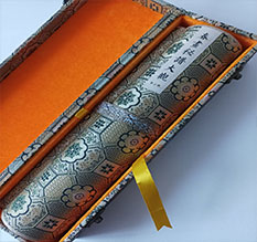 铁山港书画装裱案例